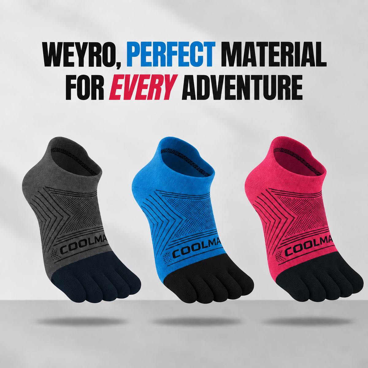 Veyro Performance Five-Toe Ankle Socks